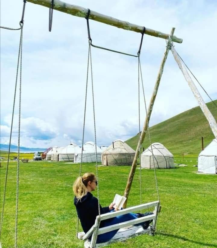 מלון Bagysh Yurt Camp Azamat At Song Kol Lake מראה חיצוני תמונה