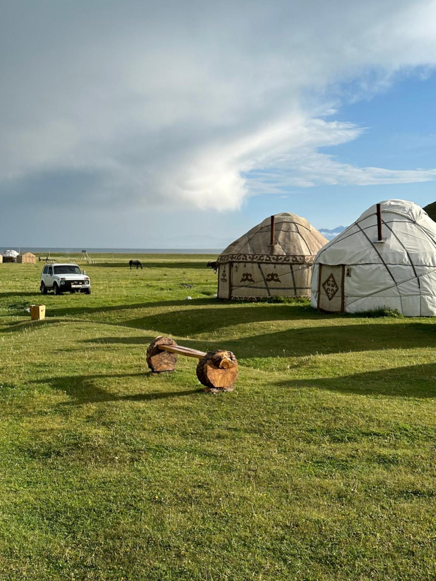מלון Bagysh Yurt Camp Azamat At Song Kol Lake מראה חיצוני תמונה